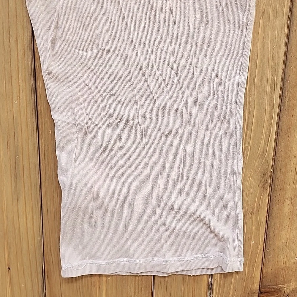 Hollister HCO Tan Tank Top with Lace Detailing